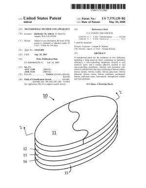 (12) United States Patent (10) Patent No.: US 7,375,139 B2 Aldred (45) Date of Patent: May 20, 2008