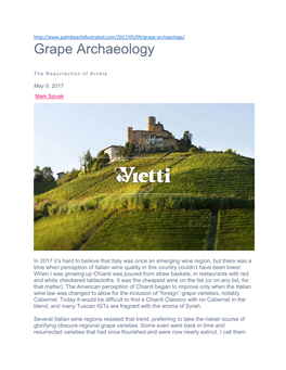 Grape Archaeology