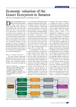 Economic Valuation of the Leuser Ecosystem in Sumatra # by Pieter Van Beukering, Herman Cesar and Marco Janssen