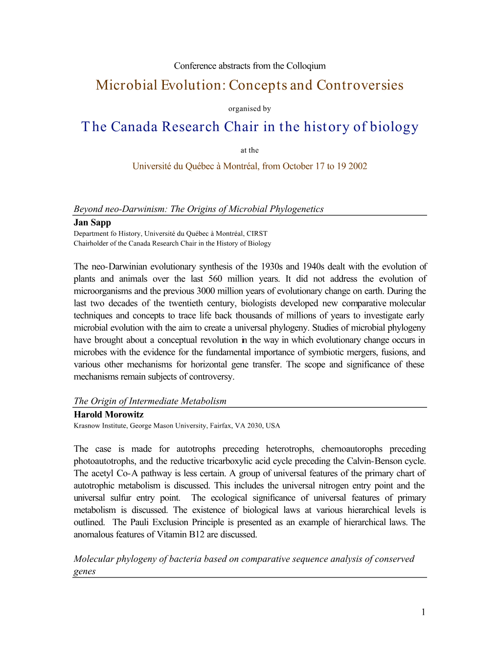 Microbial Evolution: Concepts and Controversies