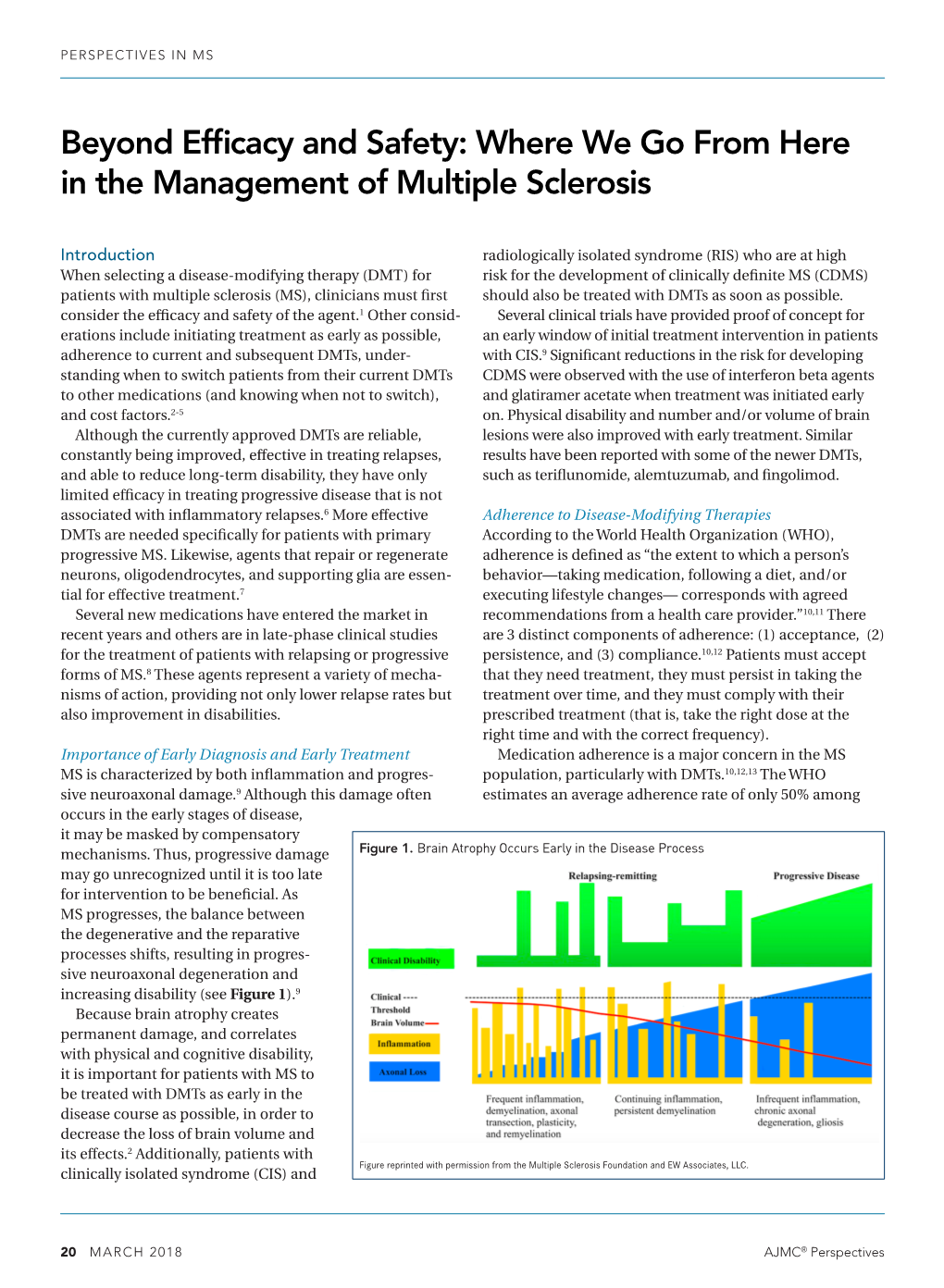 Where We Go from Here in the Management of Multiple Sclerosis