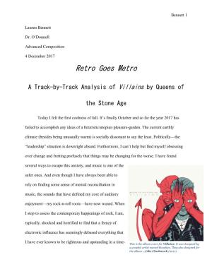 Retro Goes Metro: a Track-By-Track Analysis of Villains by Queens Of