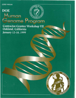 DOE Human Genome Program Contractor-Grantee Workshop VII