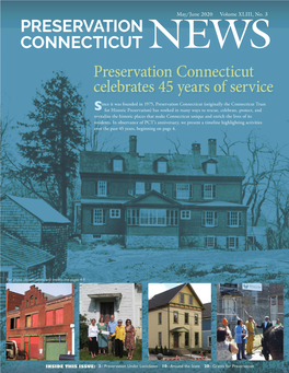 Preservation Connecticut Celebrates 45 Years of Service