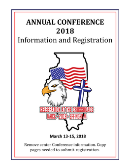 ANNUAL CONFERENCE 2018 Information and Registration