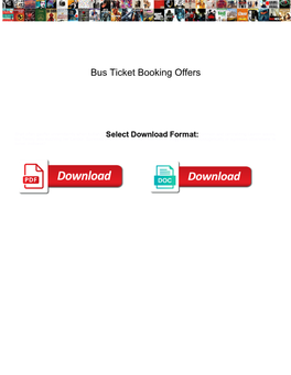 Bus Ticket Booking Offers