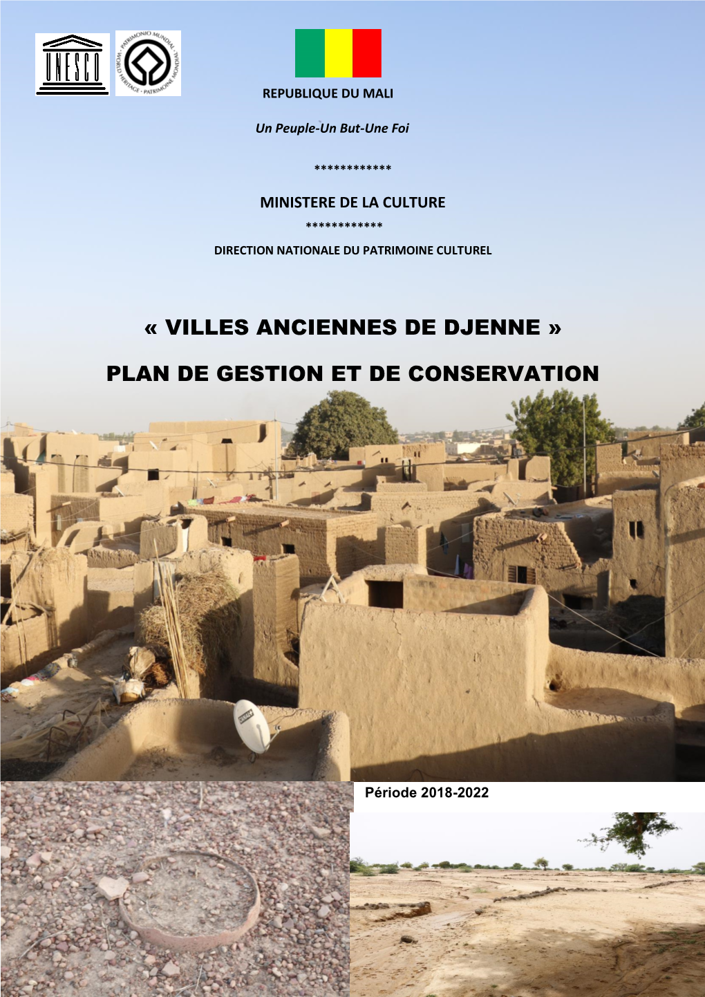 « Villes Anciennes De Djenne » Plan De Gestion Et De Conservation
