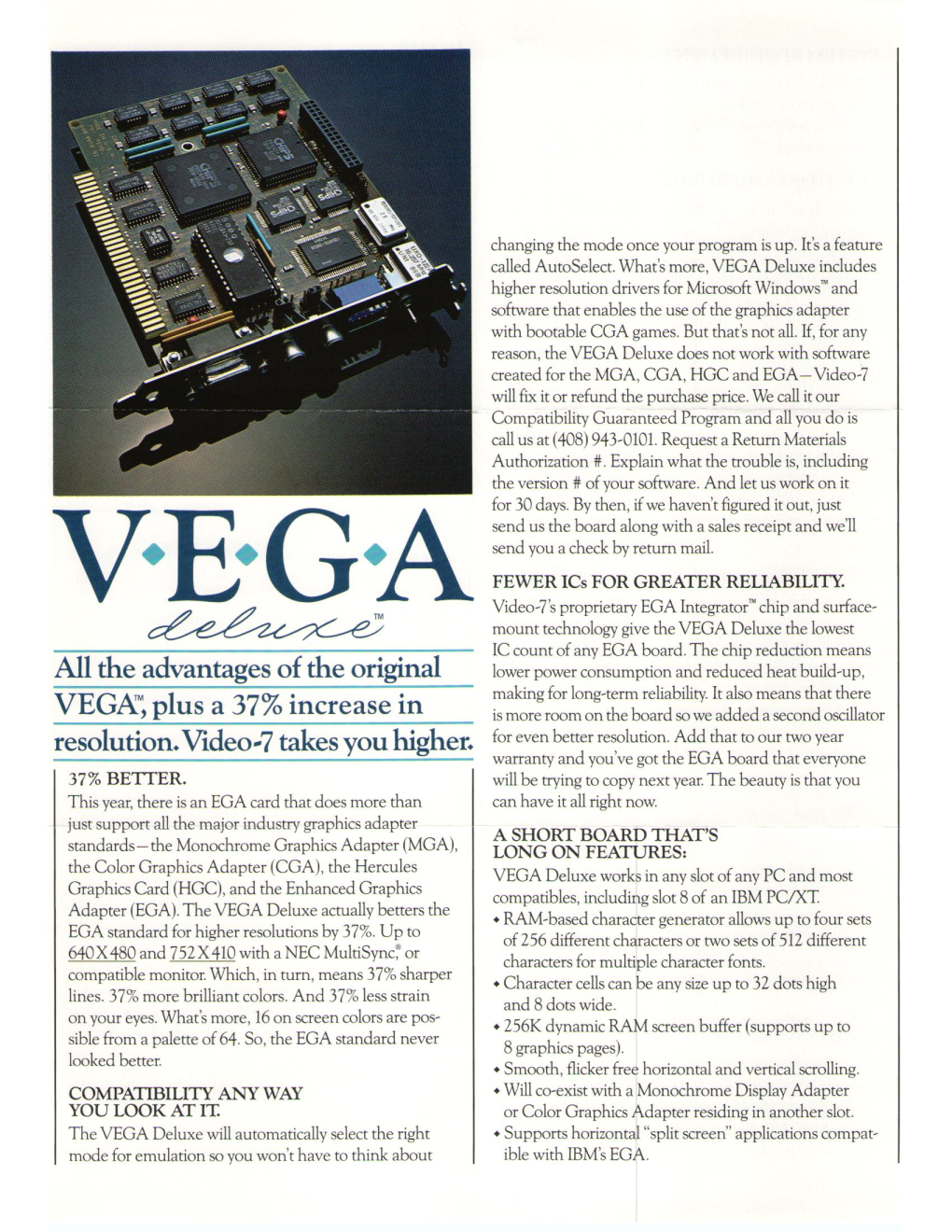 Video Seven Vega Deluxe Video Card.PDF