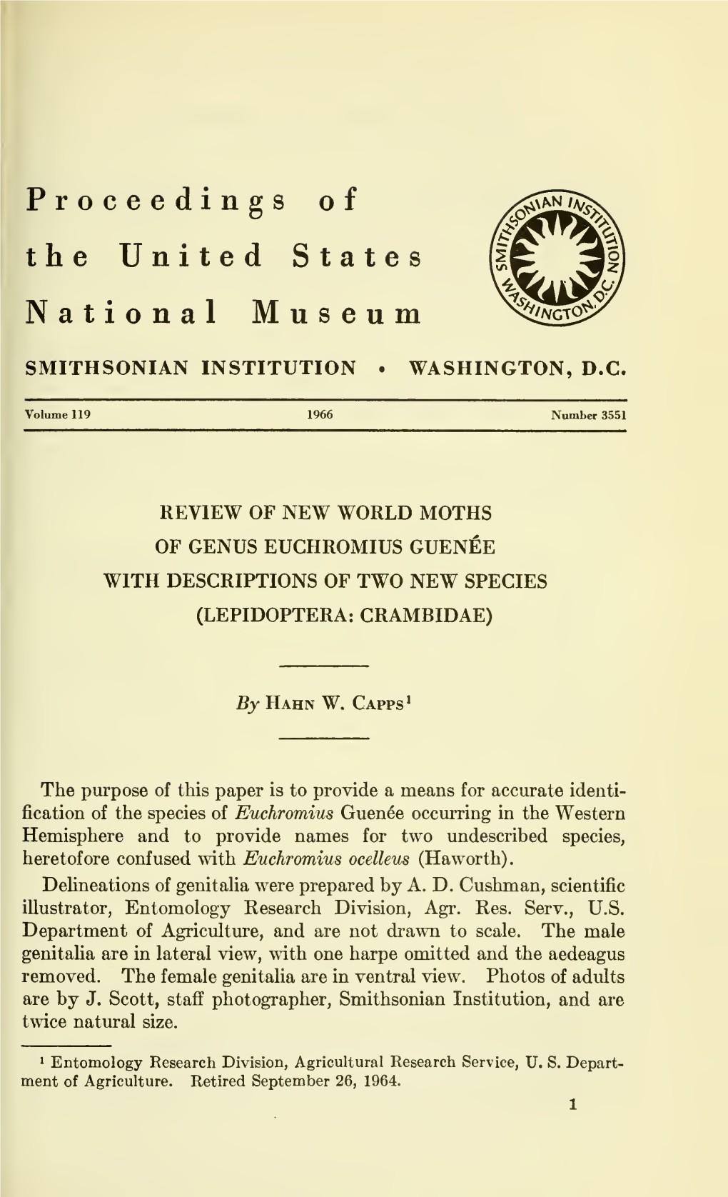 Proceedings of the United States National Museum