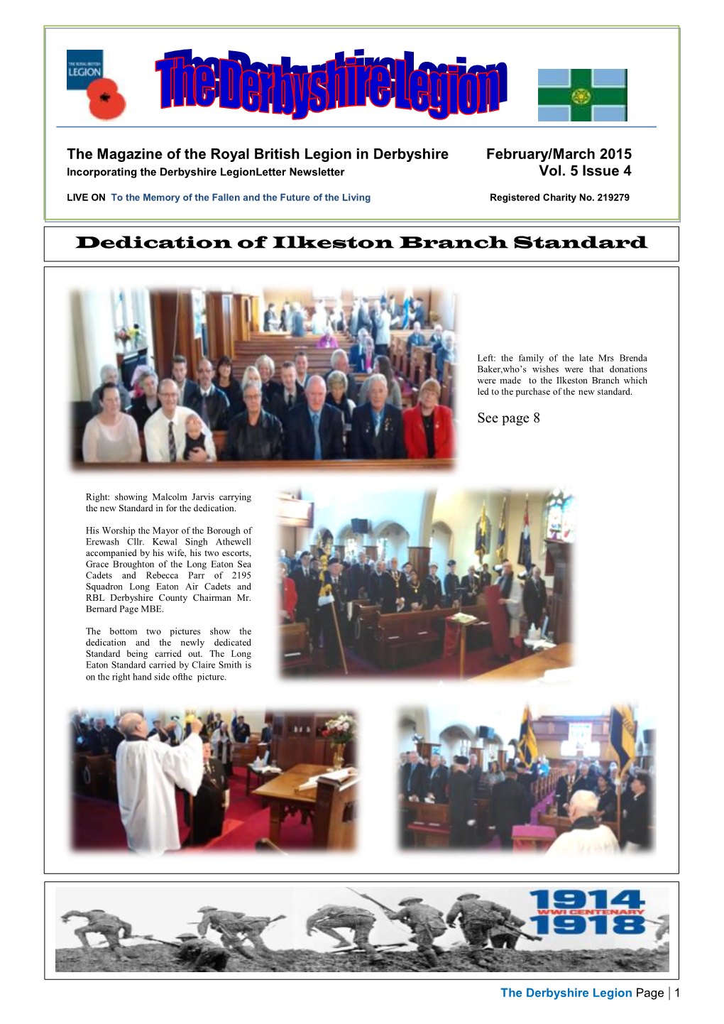 The First Derbyshire County RBL Magazine