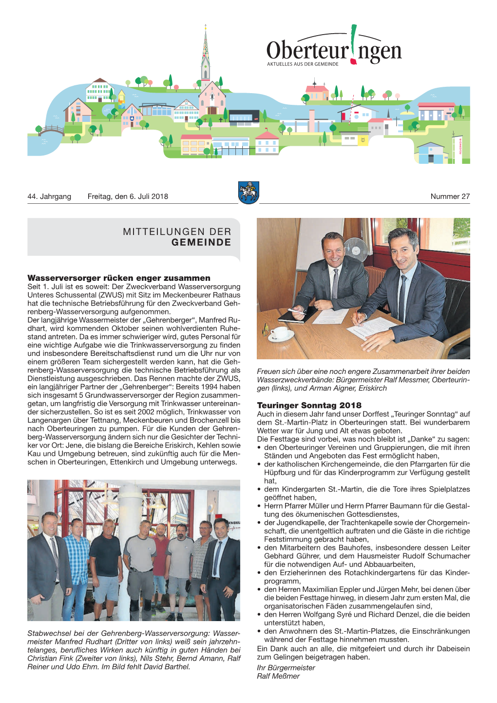 Mitteilungsblatt KW 27