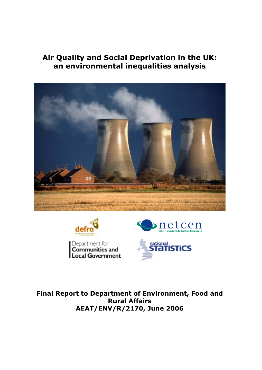 Air Quality and Social Deprivation in the UK: an Environmental Inequalities Analysis