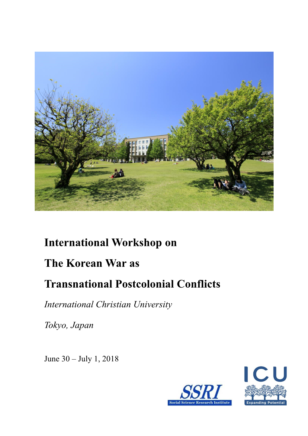 International Workshop on the Korean War As Transnational Postcolonial Conflicts