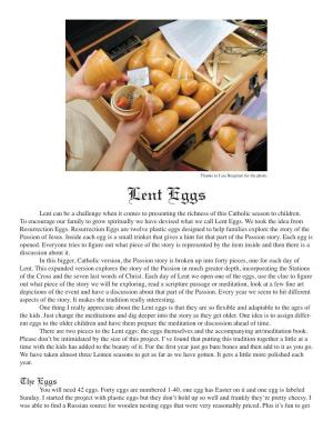 Lent Egg Instructions.Indd