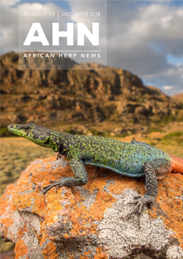 December 2018 African Herp News