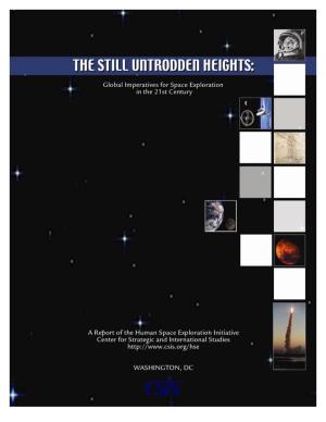 The Still Untrodden Heights: Global Imperatives for Space Exploration in the 21St Century