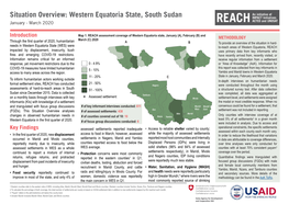 Situation Overview: Western Equatoria State, South Sudan January - March 2020