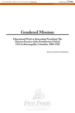 Gendered Mission