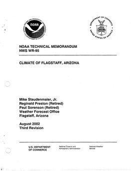 Noaa Technical Memorandum Nws Wr-95