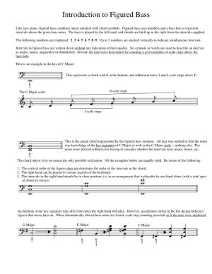 Intro to Figured Bass – Borys Medicky