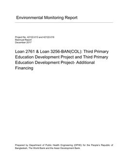 Third Primary Education Development Project and Third Primary Education Development Project- Additional Financing