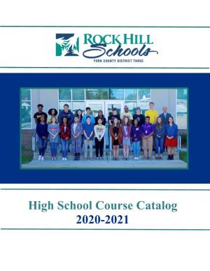 High School Course Catalog 2020-2021
