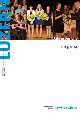 Jahresbericht 2013/2014 Editorial