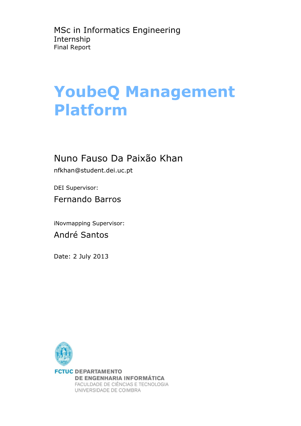 Youbeq Management Platform &gt;