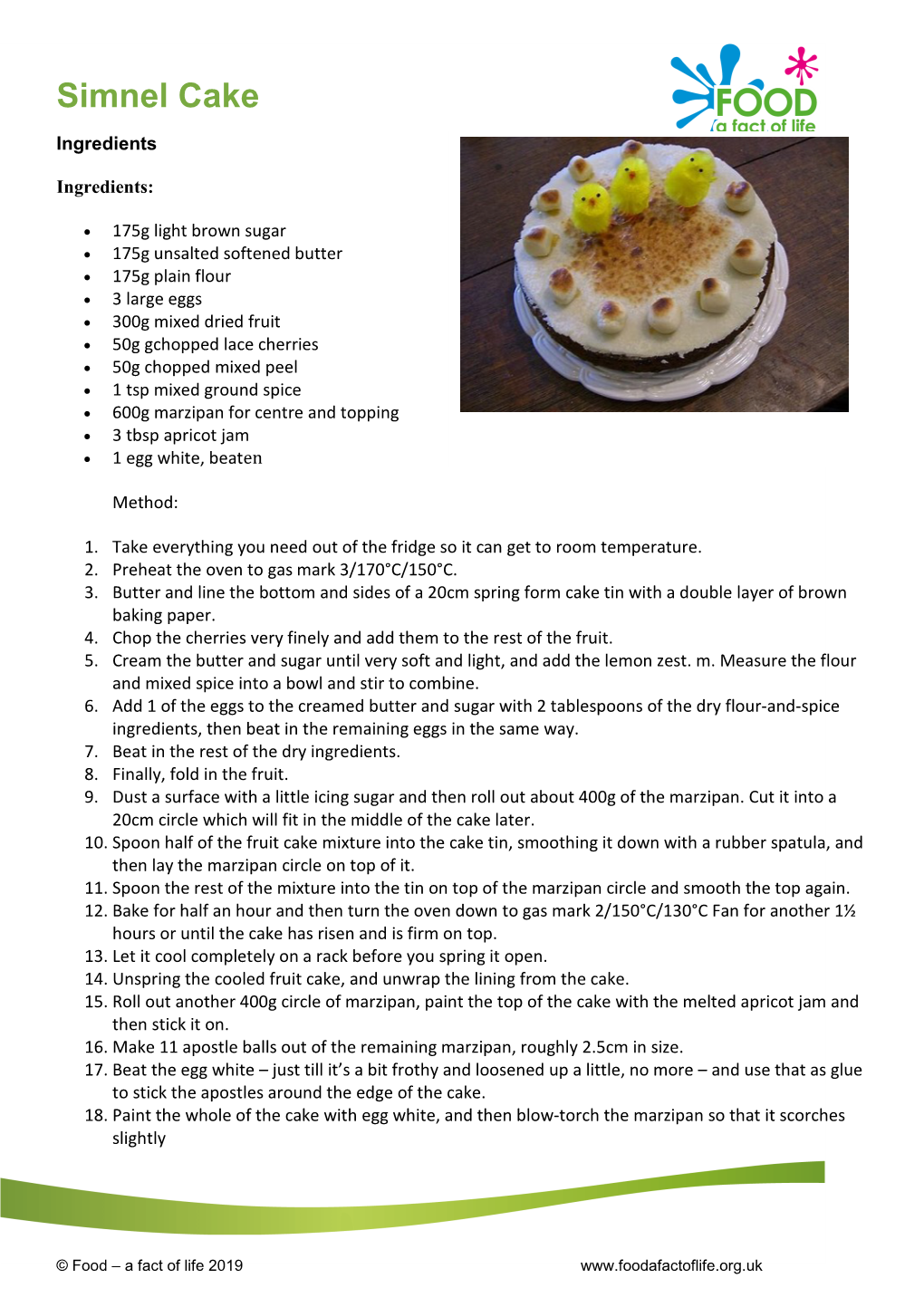 Simnel Cake Recipe