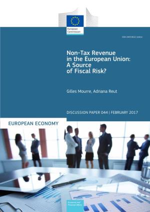 Non-Tax Revenue in the European Union: a Source of Fiscal Risk?