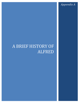 A Brief History of Alfred