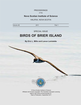 Birds of Brier Island