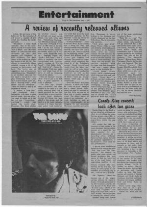 Entertainillent Page 10 the Retriever May 14, 1973