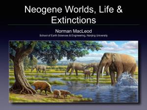 Neogene Life & Extinctions (Pdf)