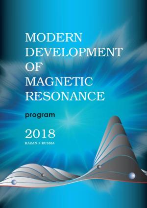 Modern Development of Magnetic Resonance 2018