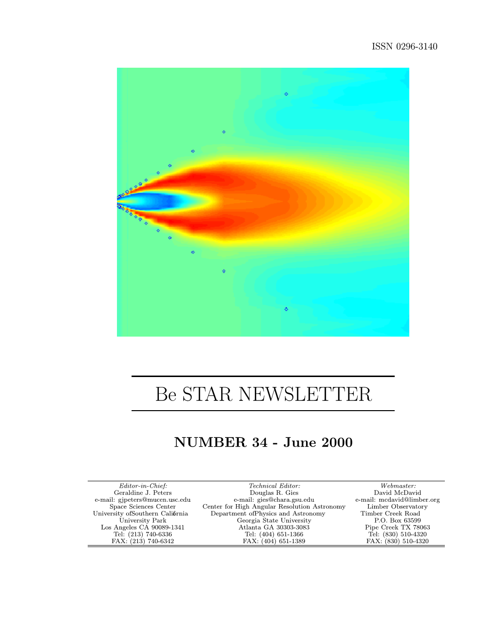 Be STAR NEWSLETTER