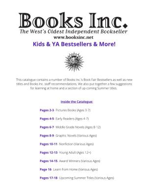 Kids & YA Bestsellers & More!