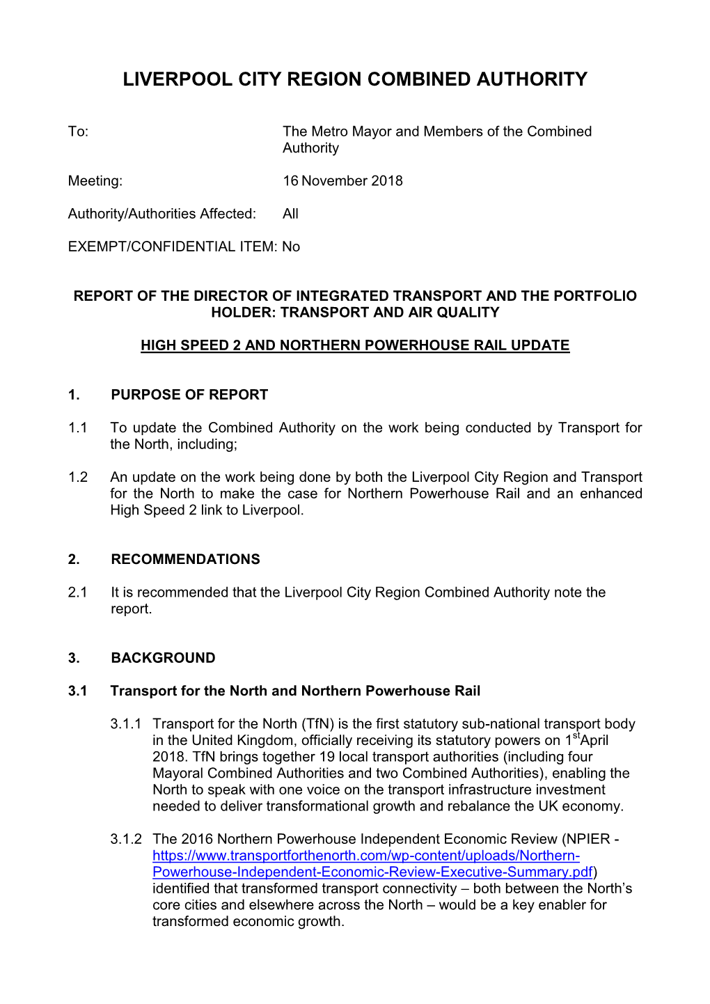 Liverpool City Region Combined Authority