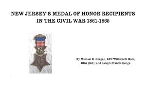 New Jersey's Medal of Honor Recipients in the Civil War