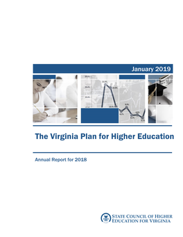 The Virginia Plan for Higher Education Annual Report for 2018