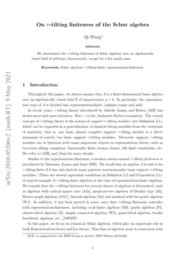 On Τ-Tilting Finiteness of the Schur Algebra