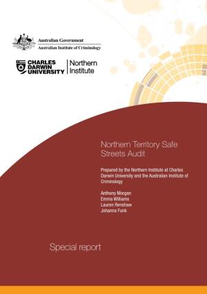 Northern Territory Safe Streets Audit