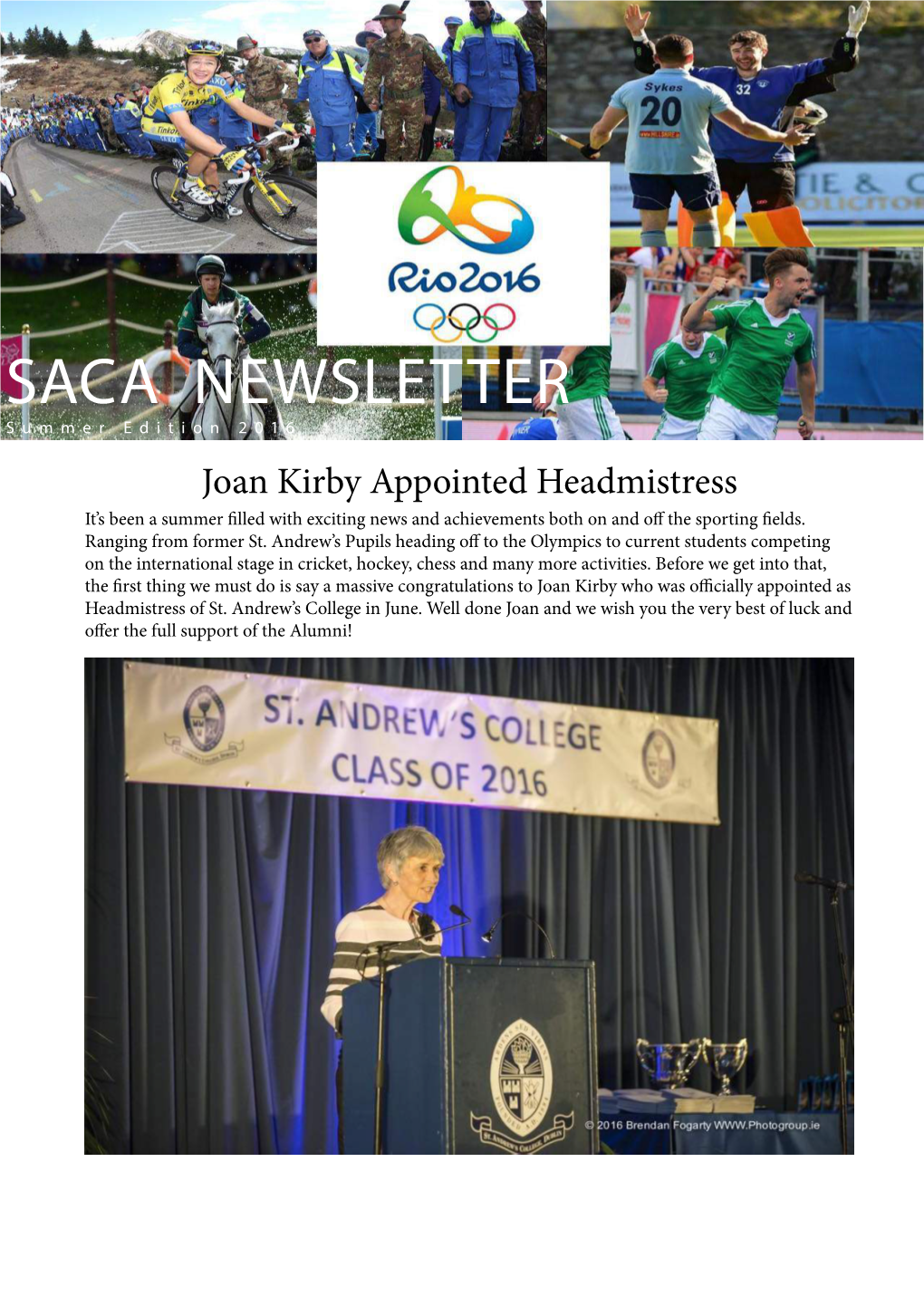 Saca Newsletter