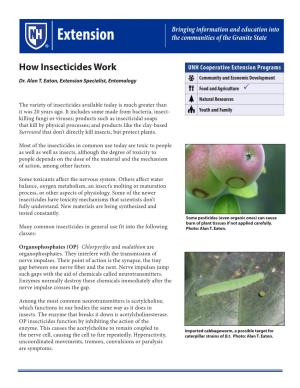 How Insecticides Work