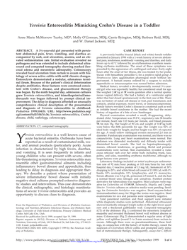 Yersinia Enterocolitica, and Trimethoprim/Sulfame- Neous Vaginal Delivery