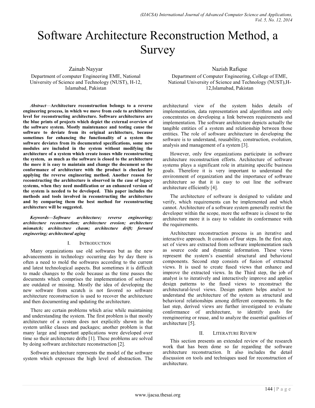 software-architecture-reconstruction-method-a-survey-docslib