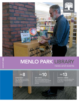 MENLO PARK LIBRARY News and Events MAR/APR MAR/APR