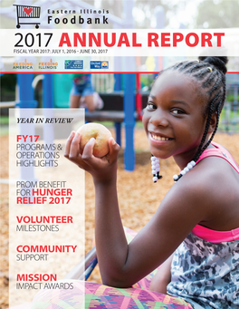 2017 Annual Report Fiscal Year 2017: July 1, 2016 - June 30, 2017