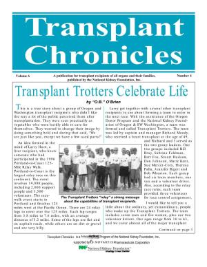 Transplant Trotters Celebrate Life