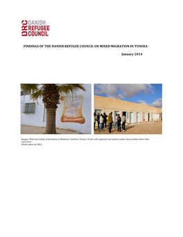 Findings of the Danish Refugee Council on Mixed Migration in Tunisia